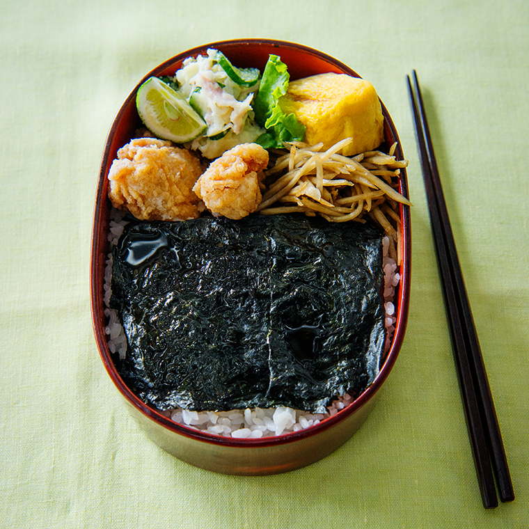 海苔段々弁当